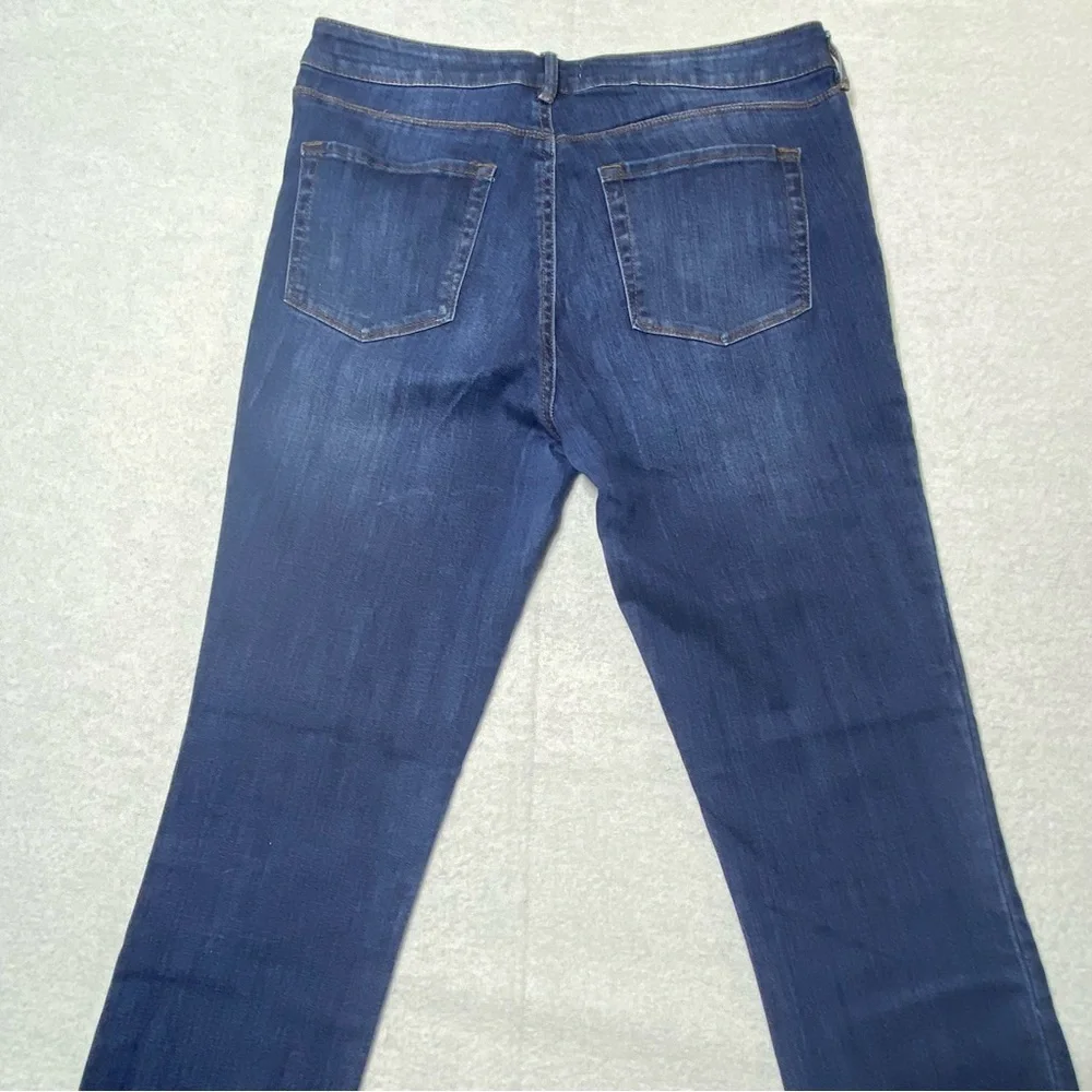 PACSUN Jeans Women's 29L Blue Mid Rise Skinniest Whiskering Stretch Casual Denim - Picture 7 of 13